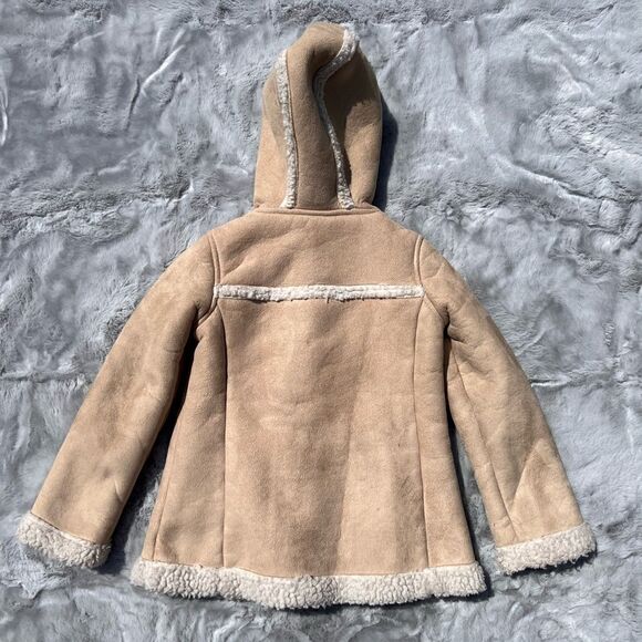 Route 66 kids faux suede coat w/toggle buttons & zipper Size XS - 4/5 - Picture 2 of 8